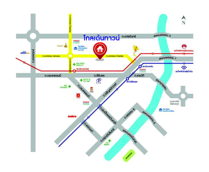 ทาวน์เฮ้าส์มือสองนนทบุรี ม.โกลเด้นทาวน์ ปิ่นเกล้า-จรัญฯ 3 ชั้น เนื้อที่ 22.6 ตร.ว. ฟังก์ชัน 5 ห้องนอน 4 ห้องน้ำ จอดรถได้ 2 คัน บนทำเลเชื่อมต่อหลายเส้นทาง ใกล้ทางด่วน "ศรีรัช" รถไฟฟ้าสายสีแดงอ่อน "สถานีบางบำหรุ" และ รถไฟฟ้าสายสีน้ำเงิน "สถานีบางอ้อ"